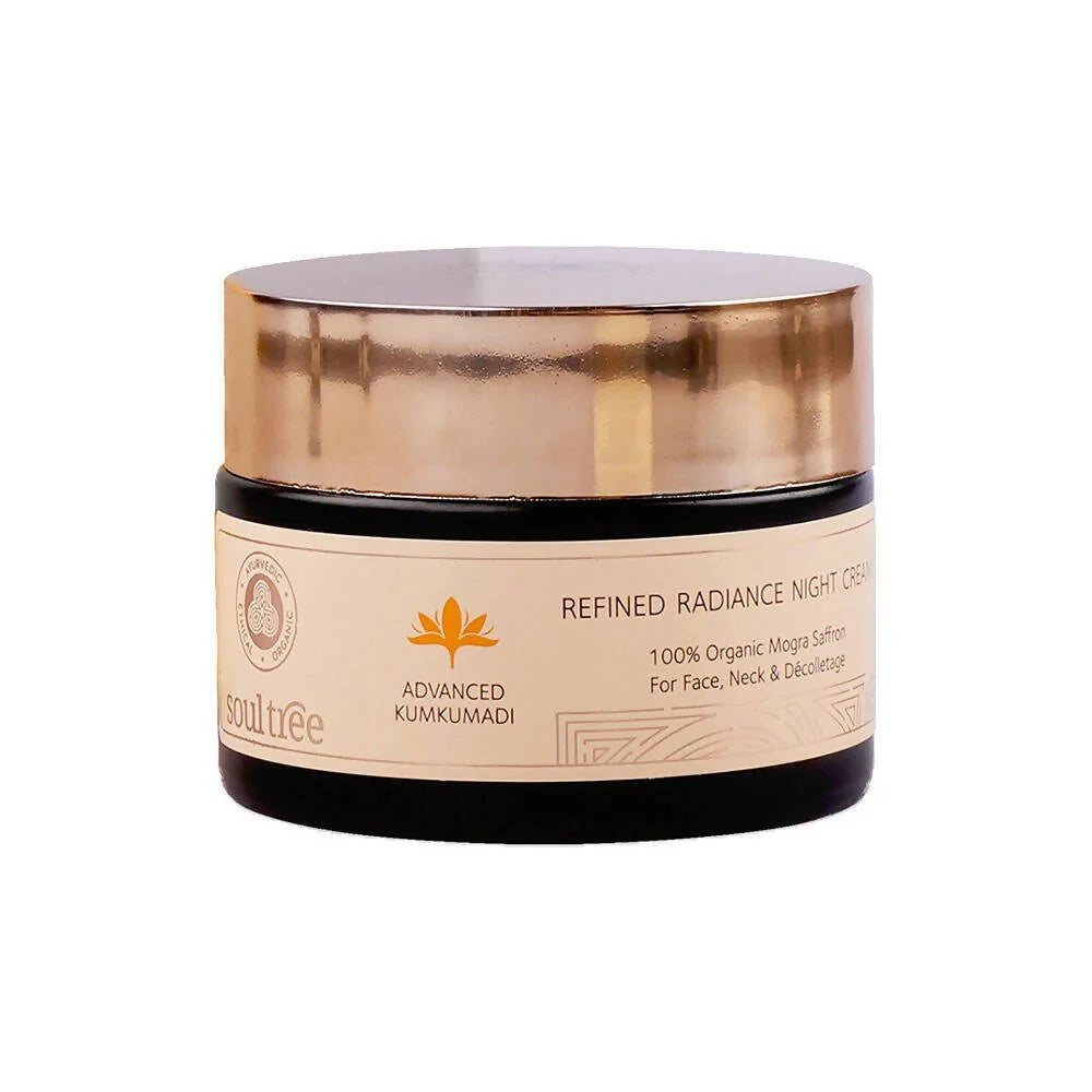 Soultree Advanced Kumkumadi Refined Radiance Night Cream - 50 gm