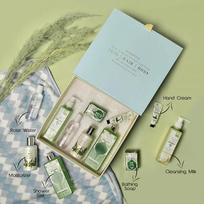 Aqua Shui Water Body Care Gift Set For Women 6-Piece Luxury Skincare Kit - combo