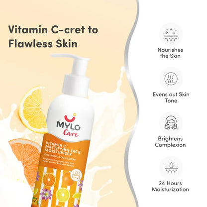 Mylo Care Vitamin C Skin Brightening Moisturizer - 100 gm