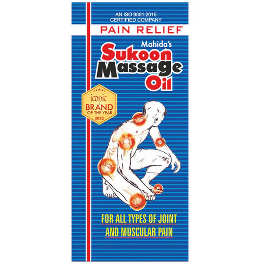 Mahida's Sukoon Massage Oil (Blue) - 500 ml