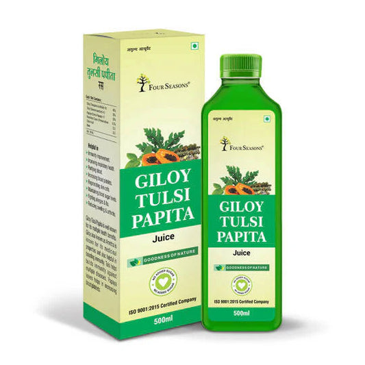 Four Seasons Giloy Tulsi Papita Juice - 500 ml