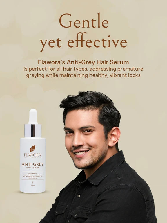 Flawora Anti-Grey Hair Serum - 50 ml - Pack of 1