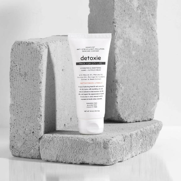 Detoxie Hydrating & Sanitizing Hand & Cuticle Cream - 50 gm