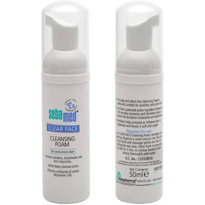 Sebamed Clear Face Cleansing Foam - 50 ml