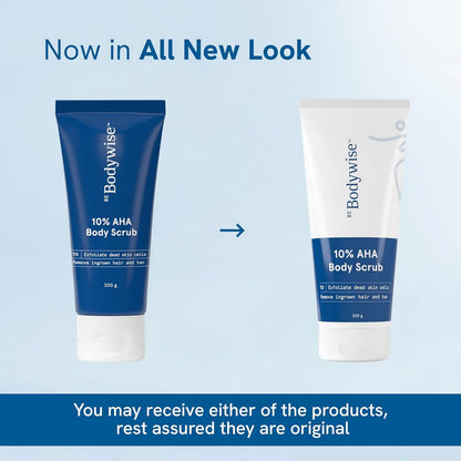 BeBodywise 10% Lactic AHA Exfoliating Body Scrub