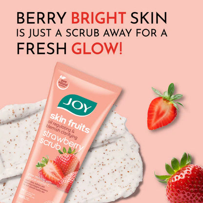 Joy Strawberry Face & Body Scrub - 200 gm