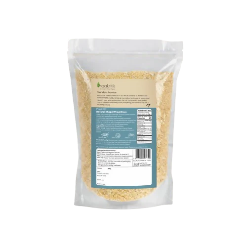 Praakritik Natural Khapli Wheat Rava Roasted Samba Rava - 500 gm
