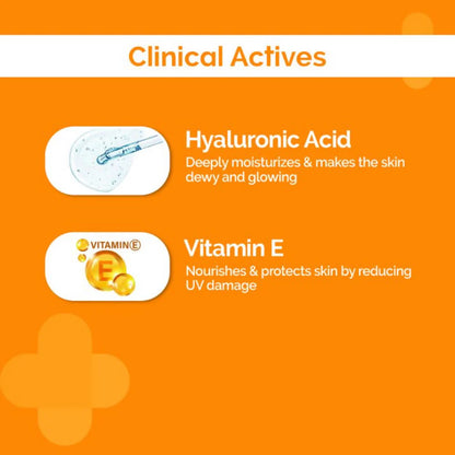 The Derma Co 1% Hyaluronic Sunscreen Aqua Gel with SPF 50