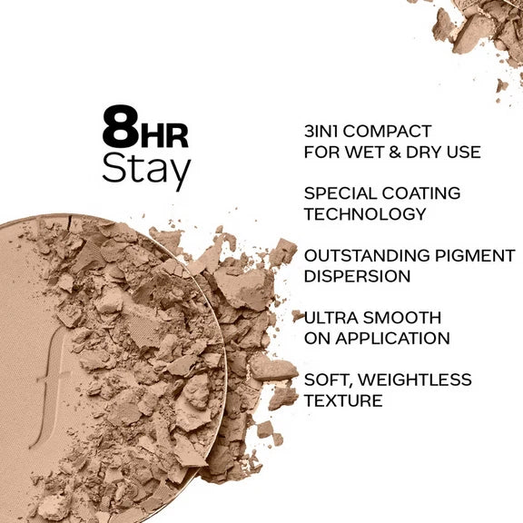 Faces Canada 3 in 1 HD Matte Compact - Truly Sand 04 - 8 gm