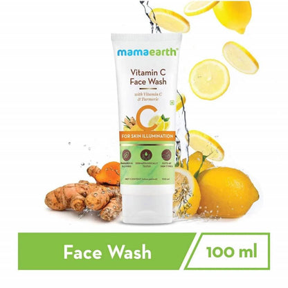 Mamaearth Vitamin C Face Wash For Skin Illumination -50 ml