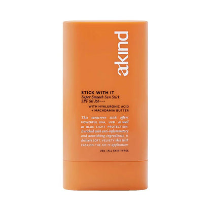 Akind Stick With It Super Smooth Sun Stick SPF 50 PA+++ - 20 gm