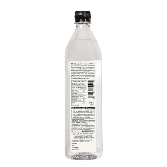 Max Care Virgin Coconut Oil (Cold Pressed) - 250 ml