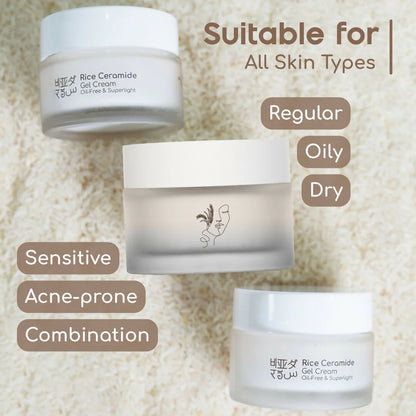 Beyond Rice Oil-Free Rice Ceramide Gel Cream - 50 gm
