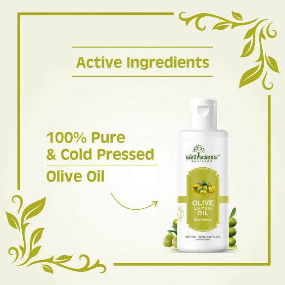 Earth Science Ayurveda 100% Pure Olive Oil - 150 ml