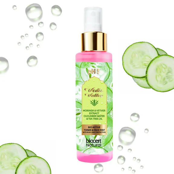 Vedic Valley Face Mist & Toner With Blue Light Filters Moringa & Vetiver - 100 ml