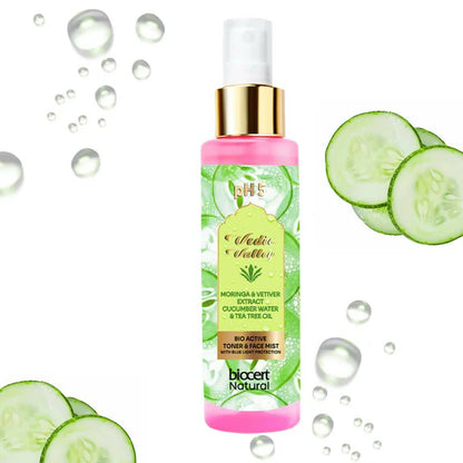 Vedic Valley Face Mist & Toner With Blue Light Filters Moringa & Vetiver - 100 ml