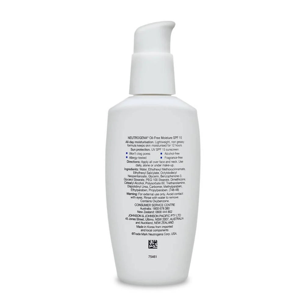 Neutrogena Oil-Free Moisture SPF 15 - 100 ml