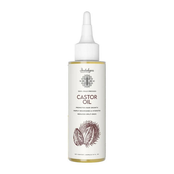 Indulgeo Essentials Cold Pressed Castor Oil For Hair Growth - 200 ml