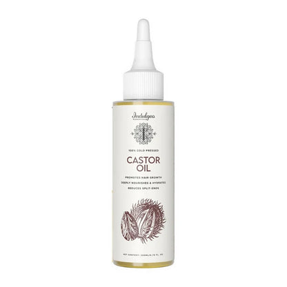Indulgeo Essentials Cold Pressed Castor Oil For Hair Growth - 200 ml