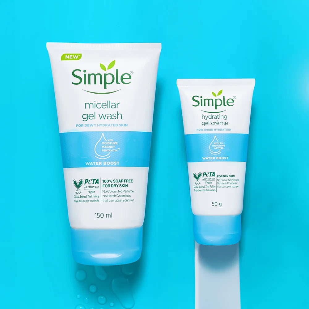 Micellar Facial Wash & Gel Creme Combo
