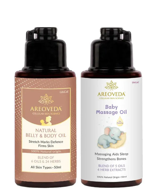 AreoVeda Mini Mom and Baby Oil Combo - combo