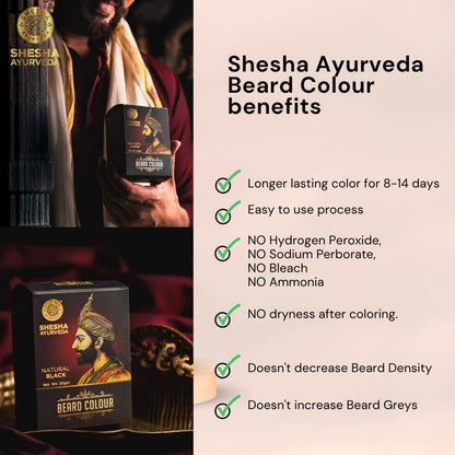 Beard Colour – Natural Black 20G