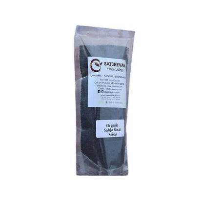 Satjeevan Organic Sabja Basil Seeds - 250 gm