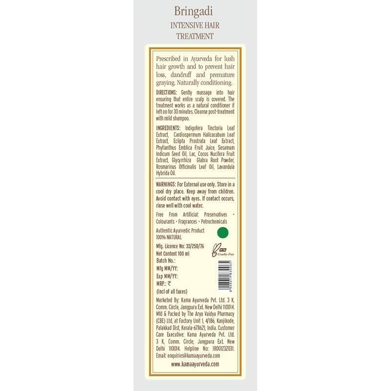 Kama Ayurveda Bringadi Intensive Hair Treatment Oil