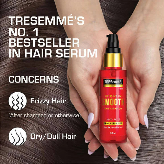 TRESemme Keratin Smooth Anti-Frizz Hair Serum With Argan Oil - 100 ml