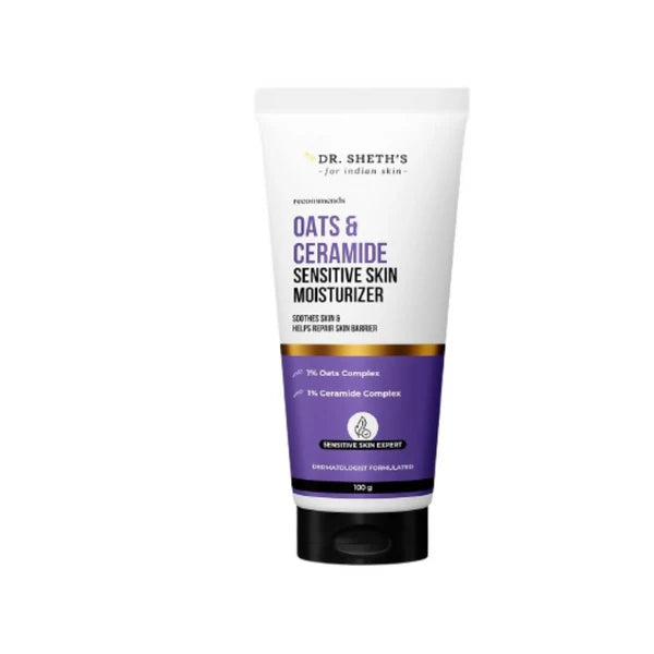 Dr. Sheth's Oats & Ceramide Sensitive Skin Moisturizer - 100 gm