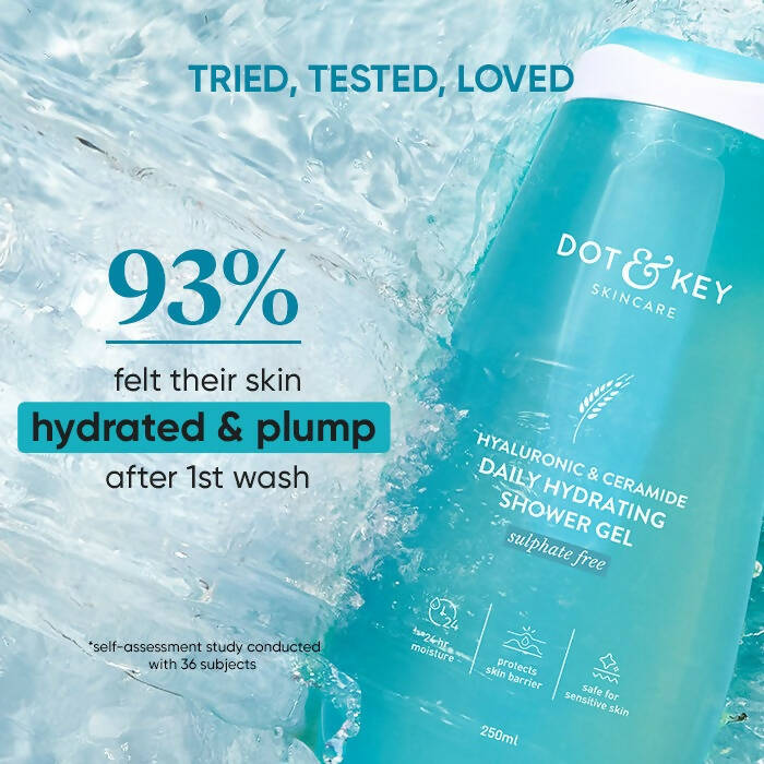 Dot & Key Hyaluronic & Ceramides Daily Hydrating Shower Gel - 250 ml