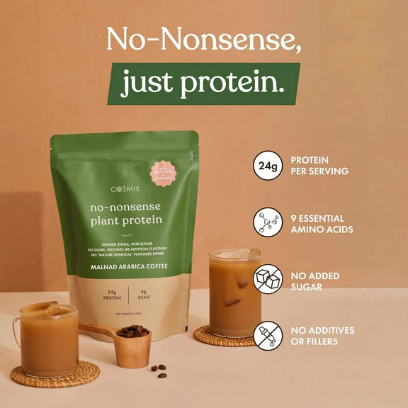 Cosmix No Nonsense Plant Protein Coconut peppermint - 500 gm