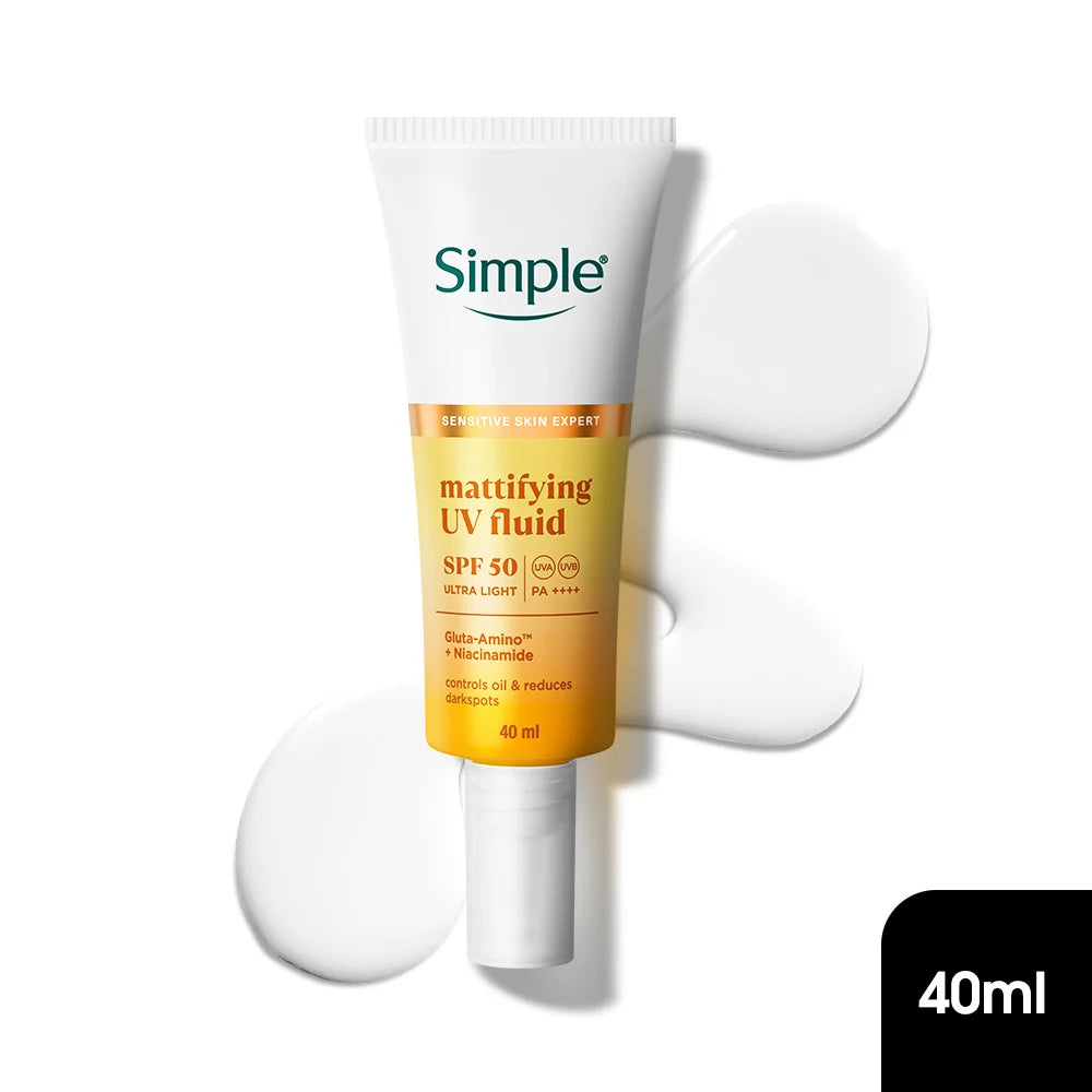 Simple Mattifying UV Fluid, 40ml