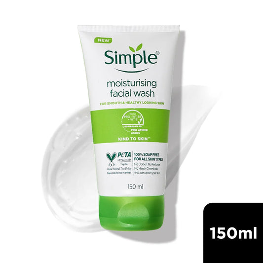 Simple Moisturising Facial Wash, 150ml