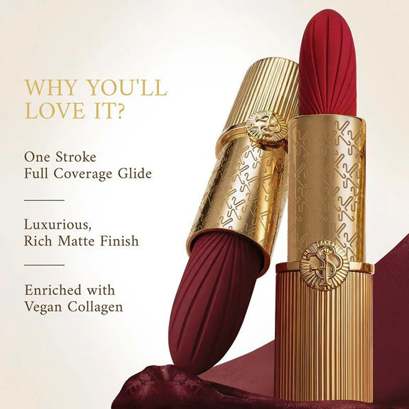 Kay Beauty x Falguni Shane Peacock Luxe Matte Lipstick - Rani Rose - 4.2 gm