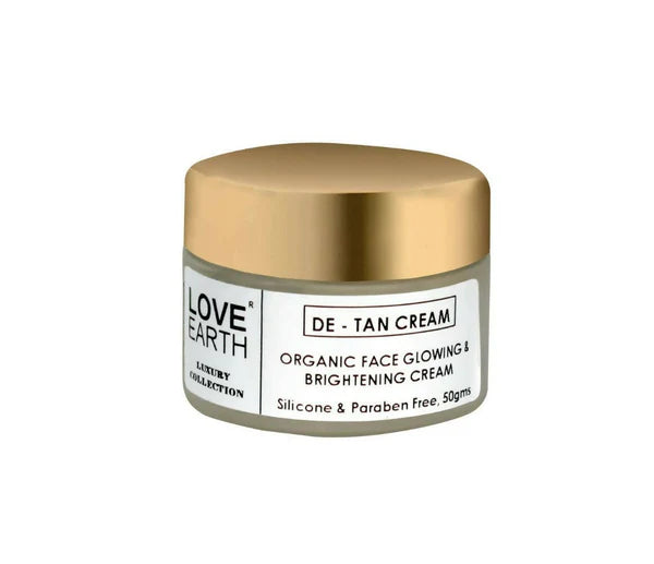 Love Earth De-Tan Moisturizing Cream with Aloe VeraSandalwood for Pigmentation - 50 gm