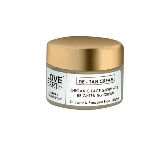 Love Earth De-Tan Moisturizing Cream with Aloe VeraSandalwood for Pigmentation - 50 gm