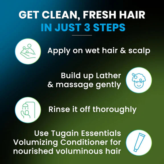 Tugain Essentials Hair Fall Control Shampoo - 200 ml