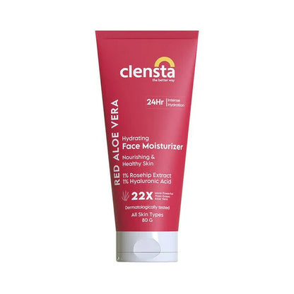 Clensta Red Aloe Vera Hydrating Face Moisturizer - 80 ml