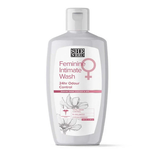 SheNeed 24hr Odor Control Feminine Intimate Wash - 100 ml