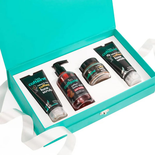 mCaffeine Shower Temptations Gift Set Kit For Women & Men - combo