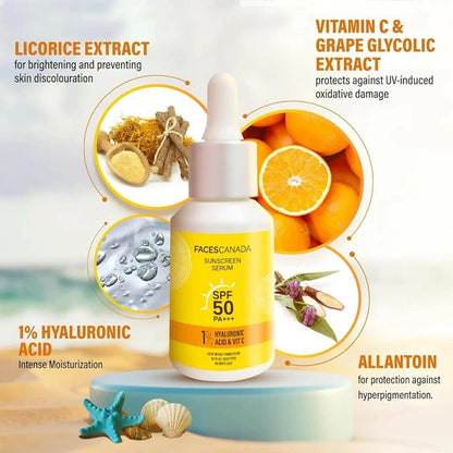 Faces Canada Sunscreen Serum SPF 50 PA+++ - 30 ml