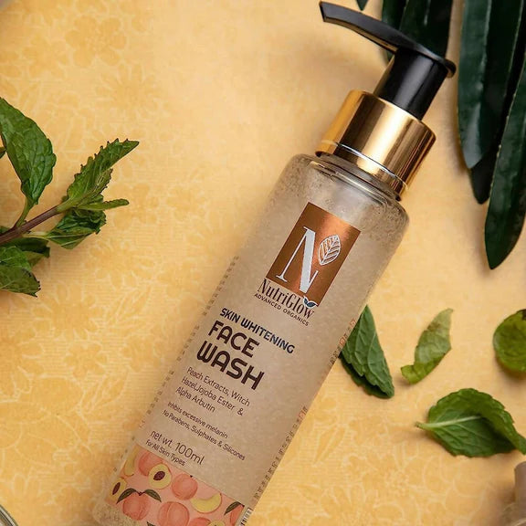 NutriGlow Advanced Organics Skin Whitening Face Wash - 100 ml