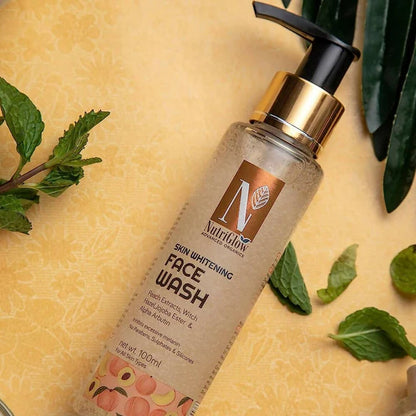 NutriGlow Advanced Organics Skin Whitening Face Wash - 100 ml
