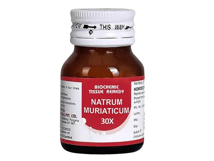 Bakson's Homeopathy Natrum Muriaticum Biochemic Tablets -3X