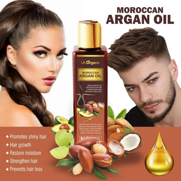 LA Organo Moroccan Argan Hair Oil - 200 ml
