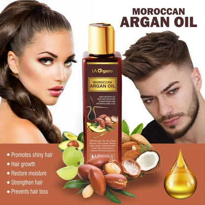 LA Organo Moroccan Argan Hair Oil - 200 ml