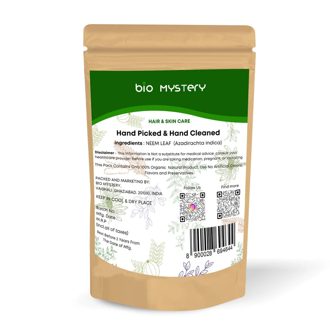 Neem Leaf Powder: The Natural Solution for Clear Skin & Healthy Hair Customer 1Customer 2