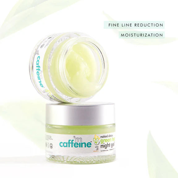 mCaffeine Naked Detox Green Tea with Vitamin C Night Gel - 50 ml