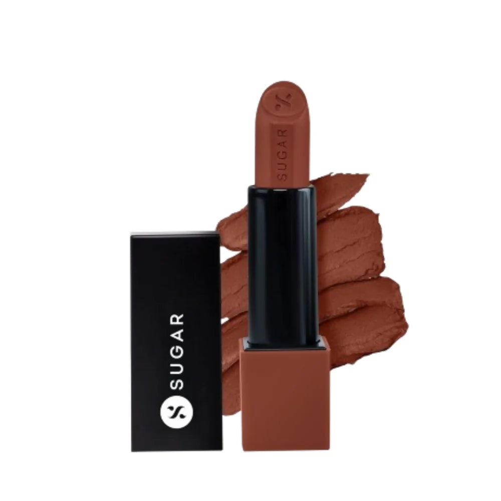 Sugar Cosmetics Glide Peptide Serum Lipstick with Vitamin E - 07 Tuscany Truffle - 4.2 gm